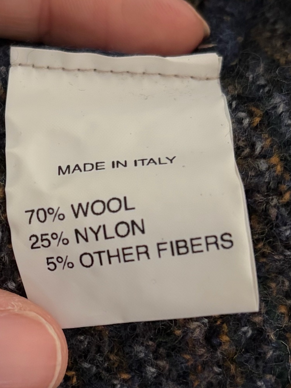 Chiaramente Italy Wool Blend Herringbone Coatigan Cardigan Sweater S - Picture 4 of 4
